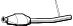 FONOS 28580 Catalytic Converter